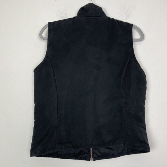 Columbia Woman’s Embroidered Black Lightweight Microfiber Vest Size Small - Picture 6 of 7